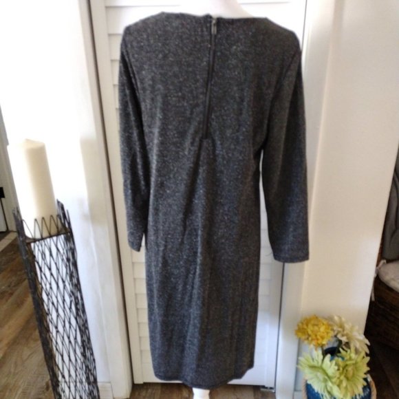 TORRID‎ Black & Silver Shimmer Knotted dress Sz. 1 (1X) - Picture 8 of 12